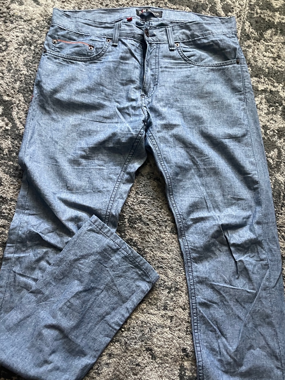 MARC NELSON Men's Light Blue Denim Jeans